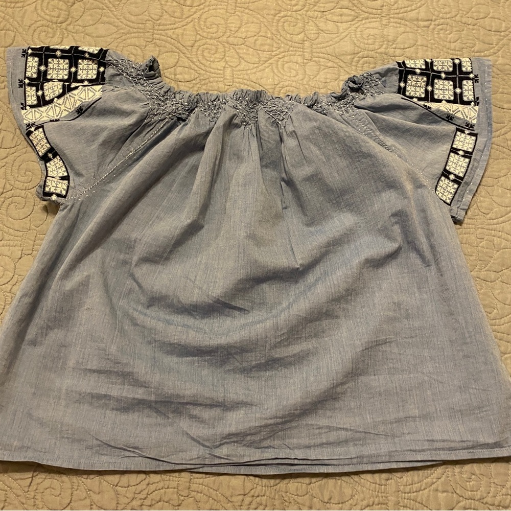 Ulla Johnson Milo Embroidered Top